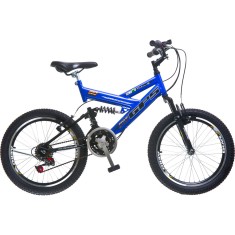 Bicicleta BMX Colli Bikes 18 Marchas Aro 20 Suspensão Full Suspension Freio V-Brake Full-S 310