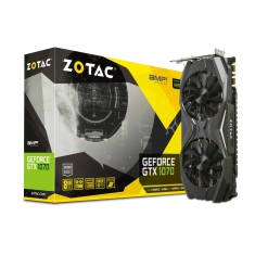 Placa de Video NVIDIA GeForce GTX 1070 8 GB GDDR5 256 Bits Zotac ZT-P10700C-10P