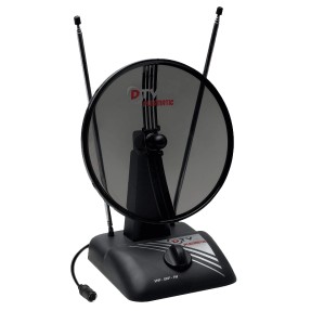 Antena de TV Rádio Interna com Receptor Plasmatic DTV