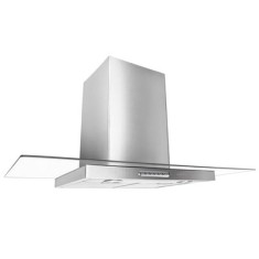 Coifa Ilha Nardelli 90 cm Vidro Reto CIVR90 Inox