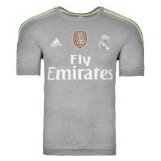 Camisa Torcedor Real Madrid II 2015/16 com Número Adidas