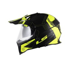 Capacete LS2 MX436 Off-Road com viseira Visor Solar Viseira Antirrisco