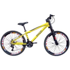 Bicicleta Mountain Bike Mazza Bikes 21 Marchas Aro 26 Suspensão Dianteira Freio V-Brake Reba