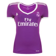 Camisa Torcedor feminina Real Madrid II 2016/17 sem Número Adidas