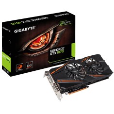 Placa de Video NVIDIA GeForce GTX 1070 8 GB GDDR5 256 Bits Gigabyte GV-N1070WF2OC-8G