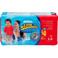 Fralda para Piscina e Mar Huggies Little Swimmers Tamanho G 10 Unidades Peso Indicado +14kg
