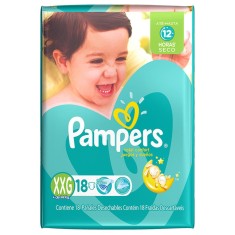Fralda Pampers Total Confort Tamanho XXG 18 Unidades Peso Indicado +14kg
