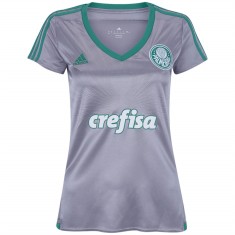 Camisa Torcedor Feminina Palmeiras III 2015 sem número Adidas
