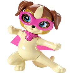 Boneca Barbie Super Princesa Super Bichinhos Cachorrinho Mattel