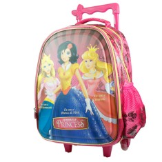 Mochila com Rodinhas Escolar Luxcel Princess Branca De Neve IC31362PR