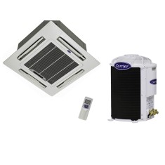 Ar Condicionado Split Cassete Carrier 18000 BTUs Controle Remoto Frio 40KWCD18C5 / 38KCI018515MC