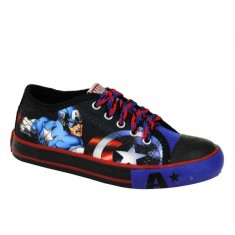 Tênis Diversão Infantil (Menino) Casual Marvel Capitão América MM0074