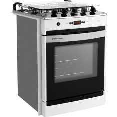 Fogão de Embutir Brastemp Clean Timer 4 Bocas Acendimento Automático BYO4TAB