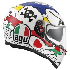 Capacete AGV K-3 SV Fechado Visor Solar Viseira Antirrisco