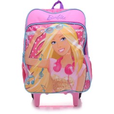 Mochila com Rodinhas Escolar Sestini Barbie 16M Plus 63850 G