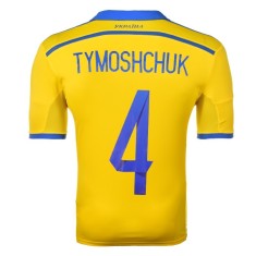 Camisa Jogo Ucrânia I 2014 Tymoshchuk nº 4 Adidas