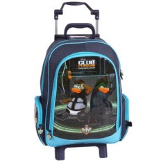 Mochila com Rodinhas Escolar Dermiwil Club Penguin 51423 M