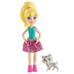 Boneca Polly com Gatinho Mattel