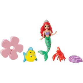 Boneca Princesas Disney Ariel Mini Bolsa Diversão na Água Mattel