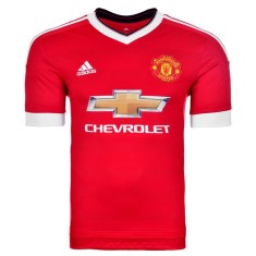 Camisa Torcedor infantil Manchester United I 2015/16 com Número Adidas