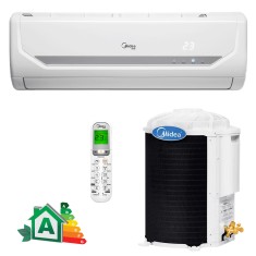 Ar Condicionado Split Hi Wall Midea Liva 9000 BTUs Controle Remoto Quente/Frio 42MFQA09M5 / 38KQN09M5