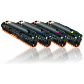 Cartucho Colorido Compatível Kit 1525 CE320A CE321A CE322A CE323A