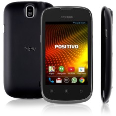 Smartphone Positivo Ypy S350 Câmera 3,0 MP 2 Chips Android 2.3 (Gingerbread) Wi-Fi 3G