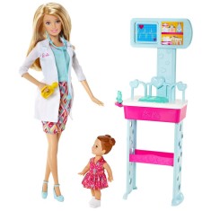 Boneca Barbie Quero Ser Doutora Mattel