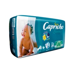 Fralda Capricho Bummis Tamanho XG Mega 38 Unidades Peso Indicado 13 - 15kg