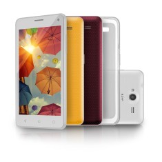 Smartphone Multilaser MS50 Colors 8GB P9002 8,0 MP 2 Chips Android 5.0 (Lollipop) 3G Wi-Fi