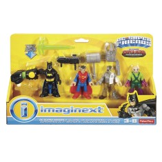 Boneco Imaginext DC Super Friends Batman Super Homem DPB23 - Fisher Price