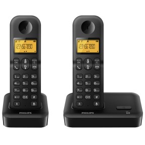 Telefone sem Fio Philips com 1 Ramal D1502B