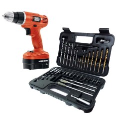 Kit Furadeira / Parafusadeira 3/8 Black&Decker - GC1200-BR