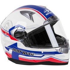Capacete Mormaii Street FF001 Fechado Viseira Antirrisco