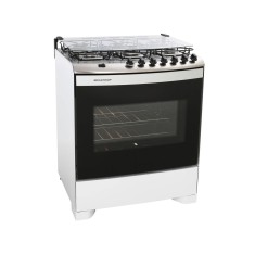 Fogão de Piso Brastemp Clean 6 Bocas Acendimento Automático BFS6NAB