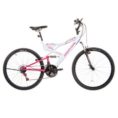 Bicicleta Houston 21 Marchas Aro 26 Suspensão Full Suspension Freio V-Brake Vivid