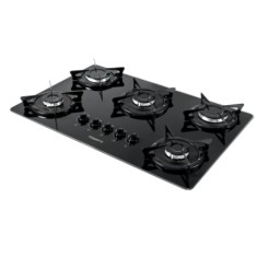 Cooktop Fogatti 5 Bocas Acendimento Superautomático V500X Esmaltado