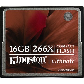 Cartão de Memória Compact Flash Kingston 16 GB CF/16GB-U2