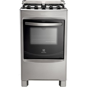Fogão de Piso Electrolux Silver 4 Bocas Acendimento Automático 50SS