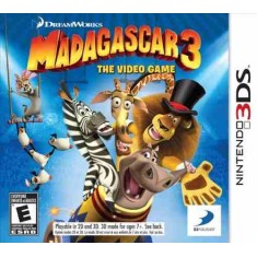 Jogo Madagascar 3: The Video Game 3DS DreamWorks Nintendo 3DS