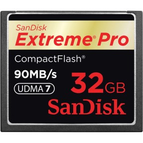 Cartão de Memória Compact Flash SanDisk Extreme Pro 32 GB SDCFXP-032G