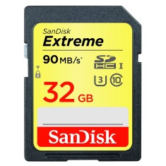 Cartão de Memória SDHC-I SanDisk Extreme 32 GB SDSDXNE-032G-GNCIN