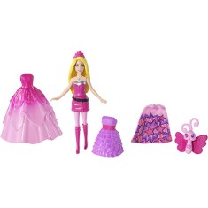 Boneca Barbie Bolsa com Mini Super Princesa Mattel