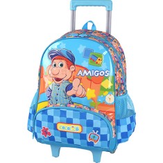 Mochila com Rodinhas Escolar Luxcel Cocoricó IC31011CO