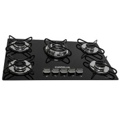 Cooktop Chamalux 5 Bocas Acendimento Superautomático Quadrichama