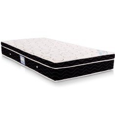 Colchão Solteiro Molas Ensacadas/Pocket Espuma Ortobom D33 Light Pocket Black 88 x 28 x 188 cm