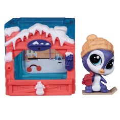 Boneca Littlest Pet Shop Cubo Temático Parker Waddleton Hasbro