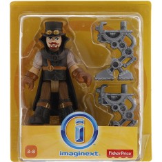 Boneco Imaginext Steam Punk com Acessórios W3511/CBN40 - Mattel