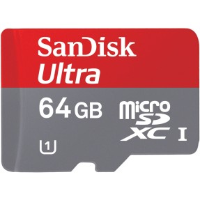 Cartão de Memória Micro SDXC-I SanDisk Ultra 64 GB SDSDQUA-064G