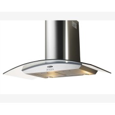 Coifa Parede Fischer 90 cm Talent 90cm vidro Inox